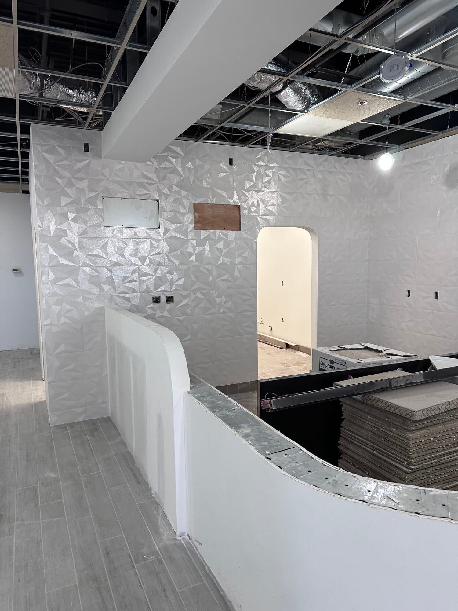 Commercial kitchen ceramic tile