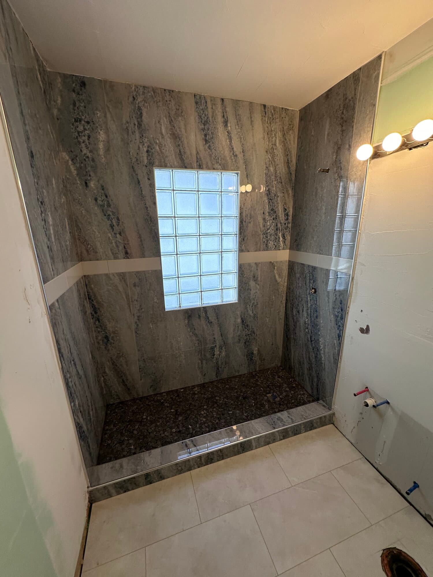 Tile remodel — completed