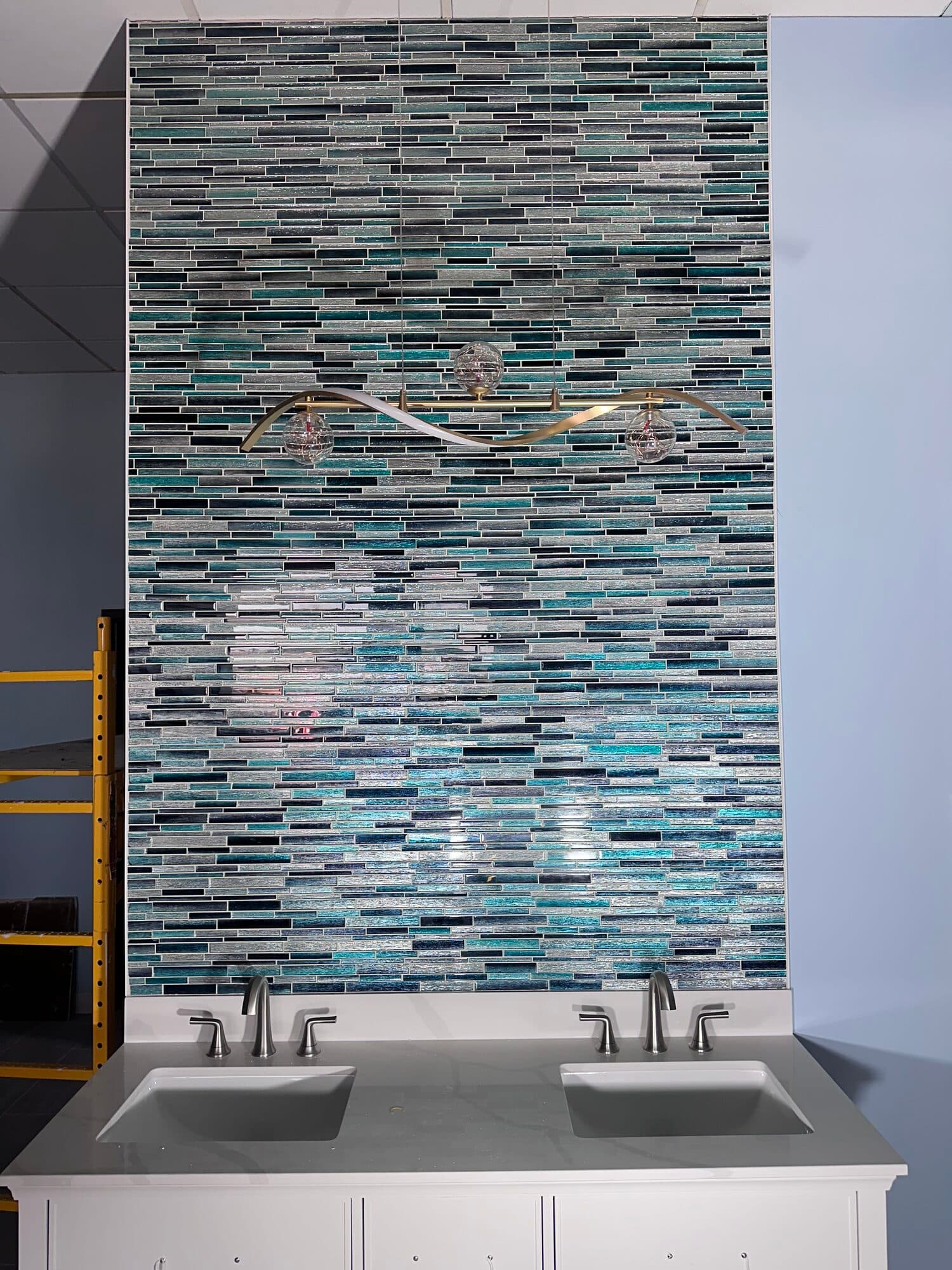 Nail salon tile installation